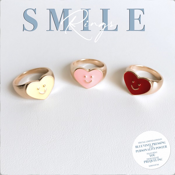 انگشتر اسمایل قلبی