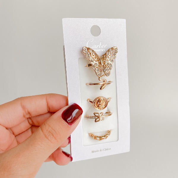 پک ۵ تایی انگشتر A10