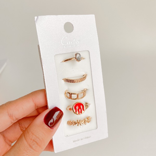 پک ۵ تایی انگشتر A12