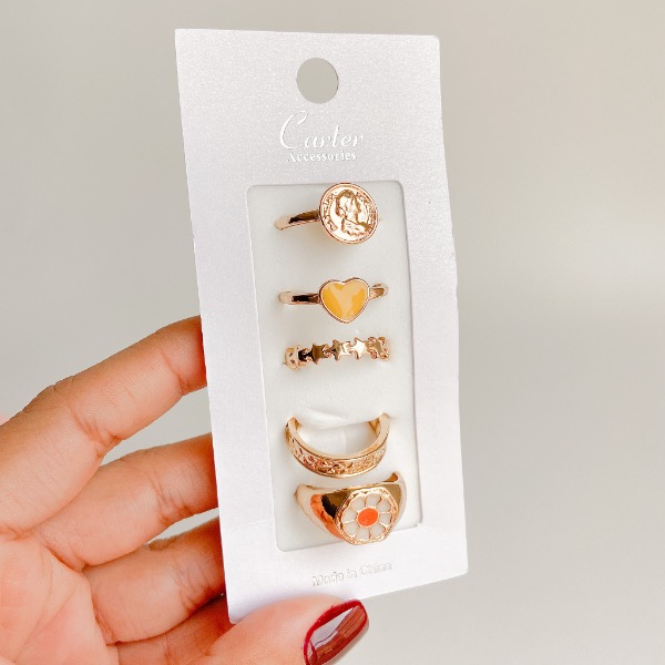 پک ۵ تایی انگشتر A13