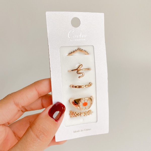 پک ۵ تایی انگشتر A15