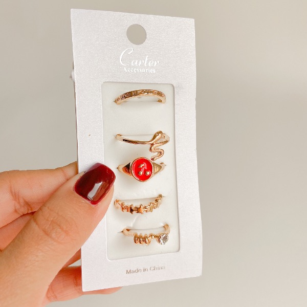 پک ۵ تایی انگشتر A19