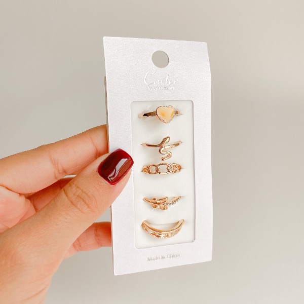 پک ۵ تایی انگشتر A20