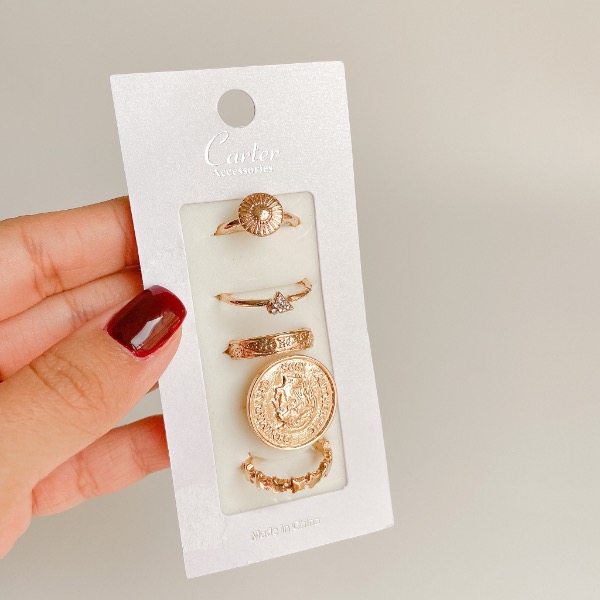 پک ۵ تایی انگشتر A21