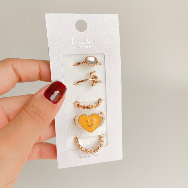 پک ۵ تایی انگشتر A22