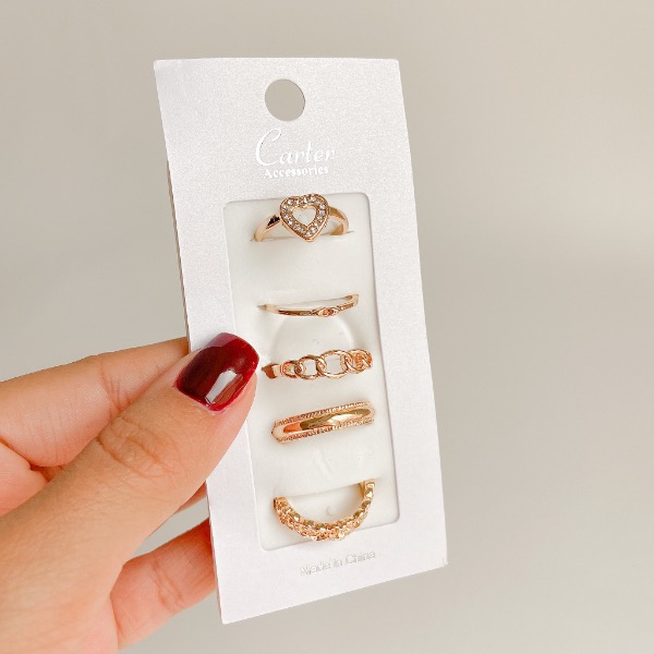 پک ۵ تایی انگشتر A23