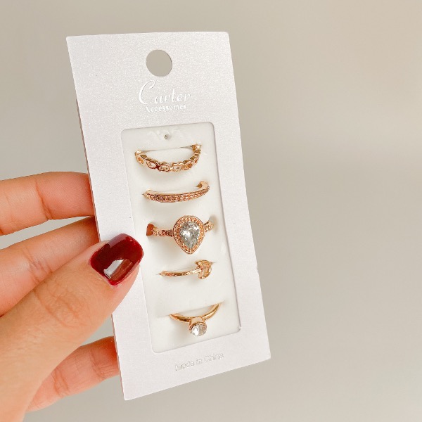 پک ۵ تایی انگشتر A24