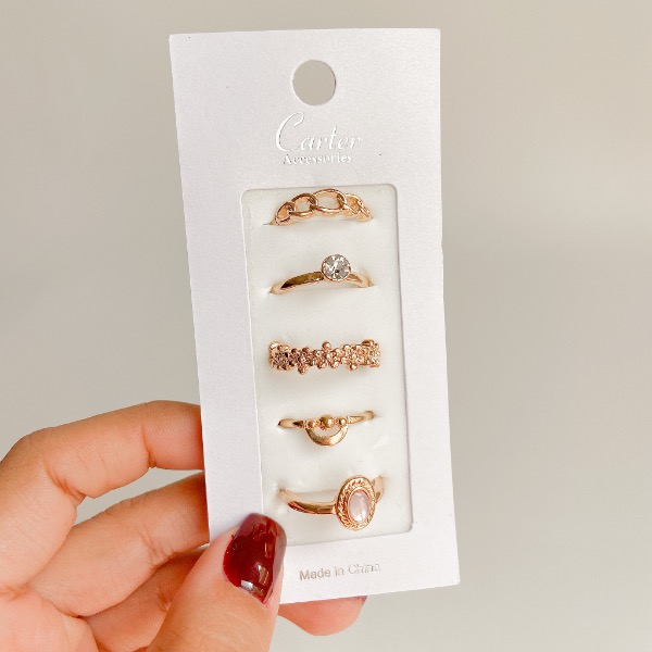 پک ۵ تایی انگشتر A26