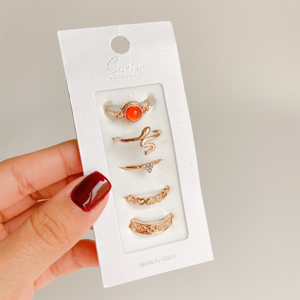 پک ۵ تایی انگشتر A27