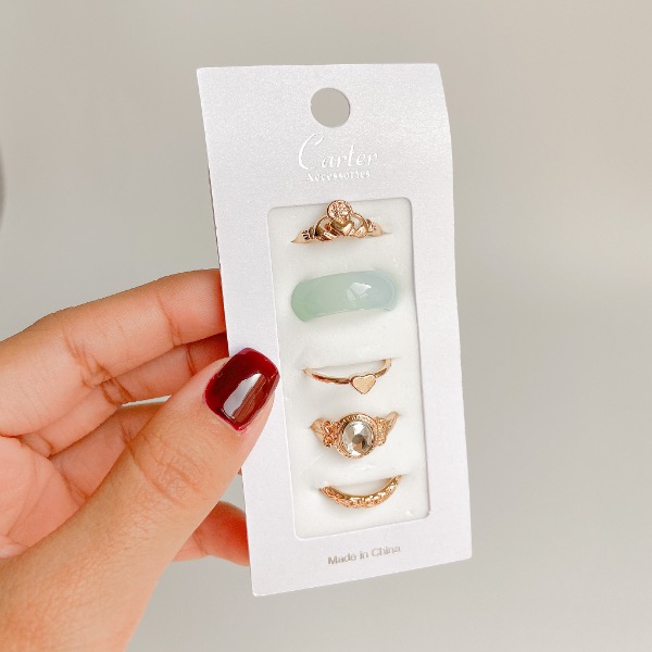 پک ۵ تایی انگشتر A28