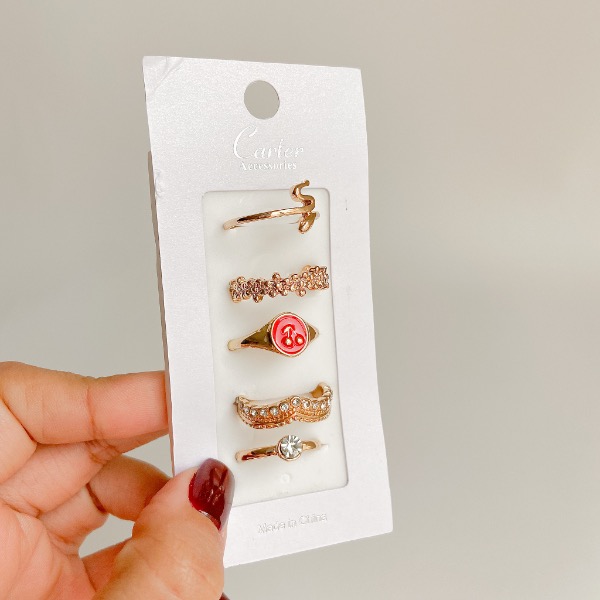 پک ۵ تایی انگشتر A33