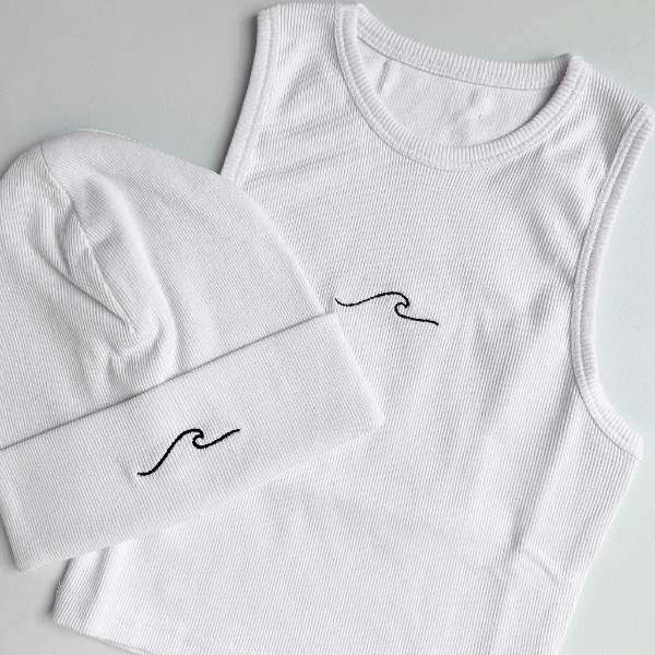 کراپ تاپ کبریتی موج سفید