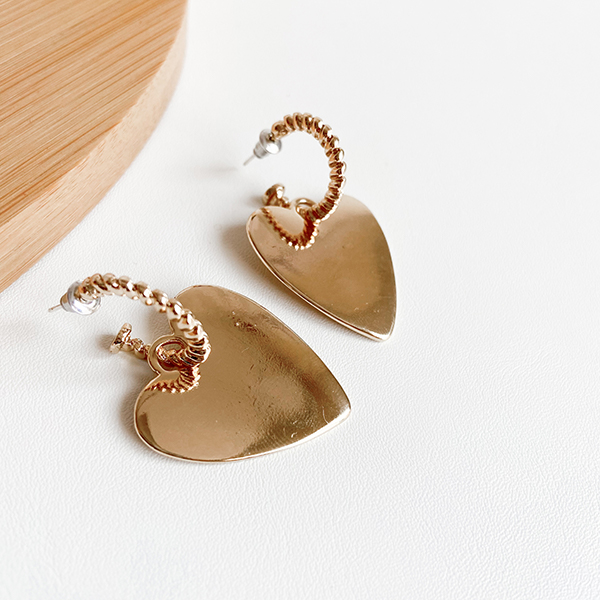 گوشواره قلب سافت