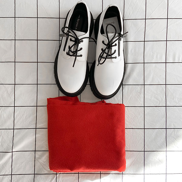 شال موهر قرمز