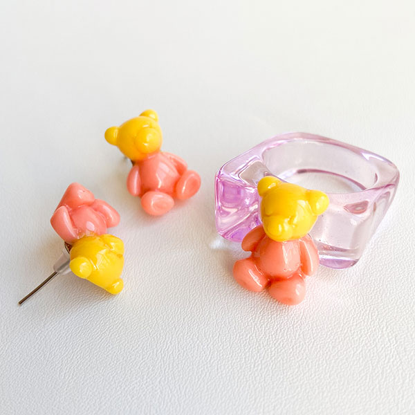 گوشواره پاستیل خرسی