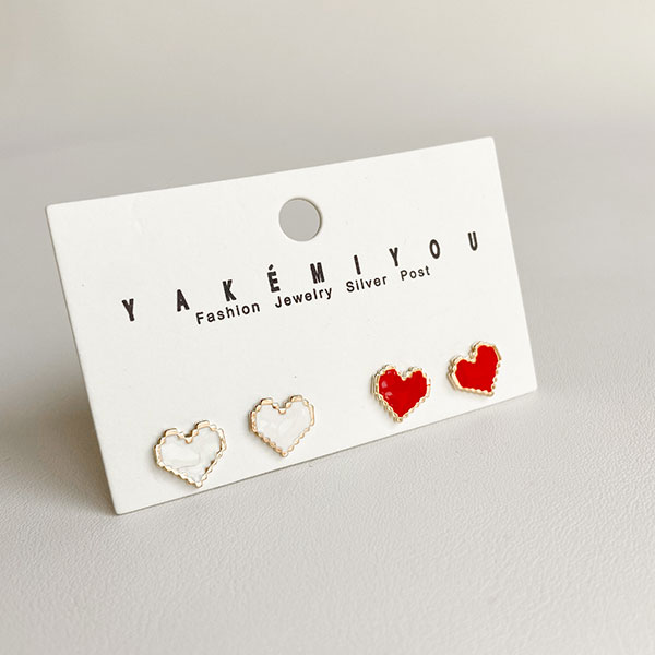 پک گوشواره قلبی