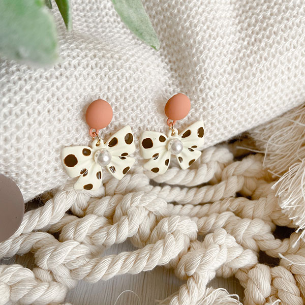 گوشواره پاپیون کلاسیک