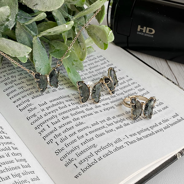 ست پروانه کریستالی