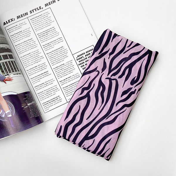 شال زبرا سوج مشکی