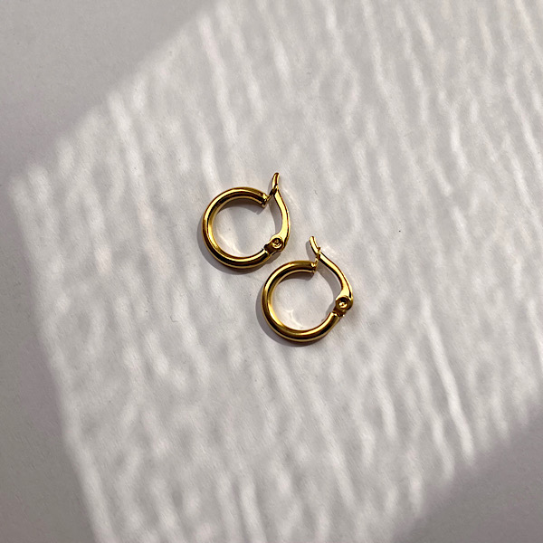 گوشواره هوپ طلایی